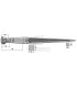 Spjut  M28 980mm nr36 Kverneland