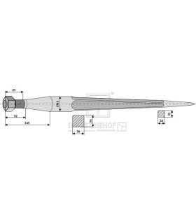 Spjut  M28 910mm n33  Redrock