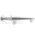 Spjut M28 820mm nr36 Redrock