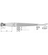 Spjut Skedformat M28 1400mm nr33 Redrock