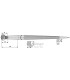 Spjut M20 680 mm nr 9,10 Trima Alö