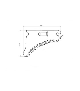 Kniv till Press John Deere