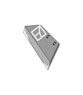 Reversible point share - 16' - right