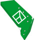 Reversible point share - 20' - right