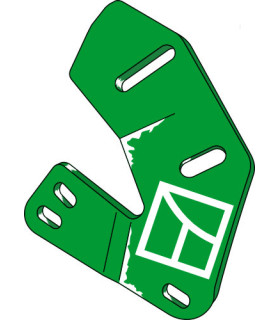 Bracket for trash board - right