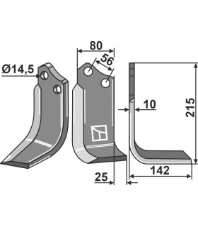 Blade, right model