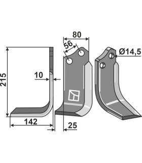 Blade, left model