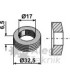 Elastisk bricka 32,5x6,5x17 Noremat Nicolas S.M.A. Mulag Rousseau