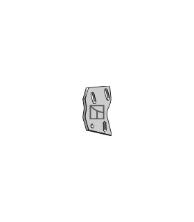 Bracket for trash board - left