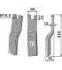 Rotary tine, right model