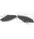 Food mixer knives - hard metal faced