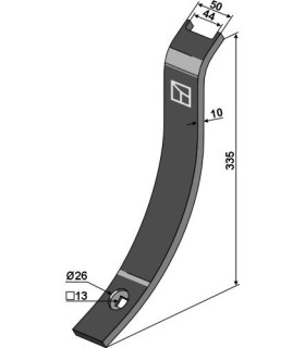 Guideboard 355x50mm