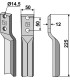 Rotary tine
