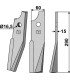 Rotary tine, right model