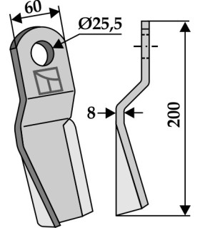 Comminution blade