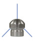 Spolmunstycke 3-1 1/8 inv g Diameter 15 mm