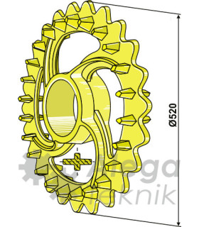 Crosskillring  520mm