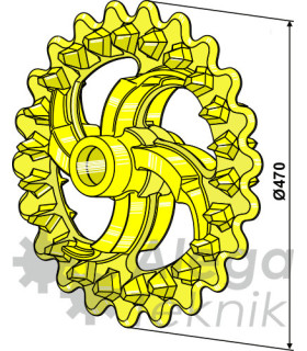 Crosskillring  470mm