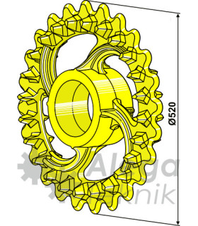 Crosskillring  520mm