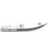 Pointed curved tine