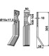 Rotary tine, right model
