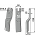 Rotary tine, right model