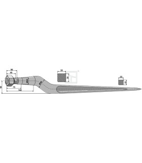 Spjut M24 nr10 910mm &Aring;l&ouml;