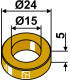 Rubber gasket washer
