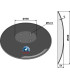 Plain disc with flat neck Ø580