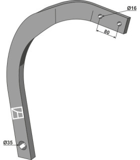 Tine 60x25 - left