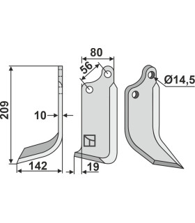Blade, left model