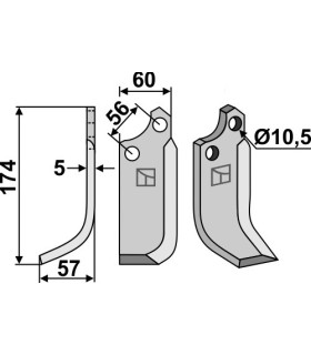 Blade, left model