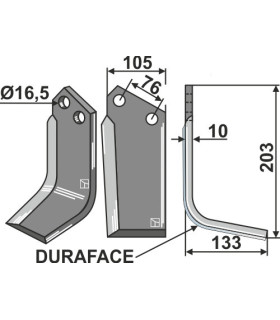 Blade DURAFACE, right model