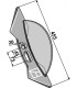 External double heart point  45-75