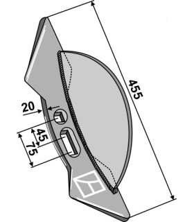 External double heart point  45-75