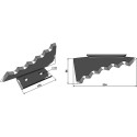 Kniv Foderblandare Keenan v&auml; 234mm Tjocklek 5mm